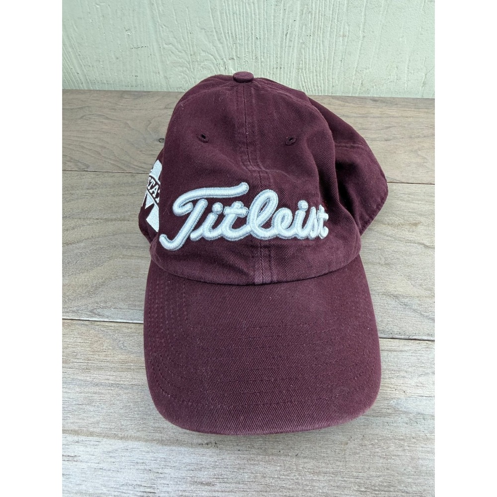 Mississippi State Titleist '47 Brand Dad Hat Adjustable Maroon Golf Cap